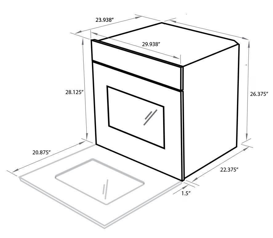 DCS WOSV30 29.75" Single Electric Wall Oven