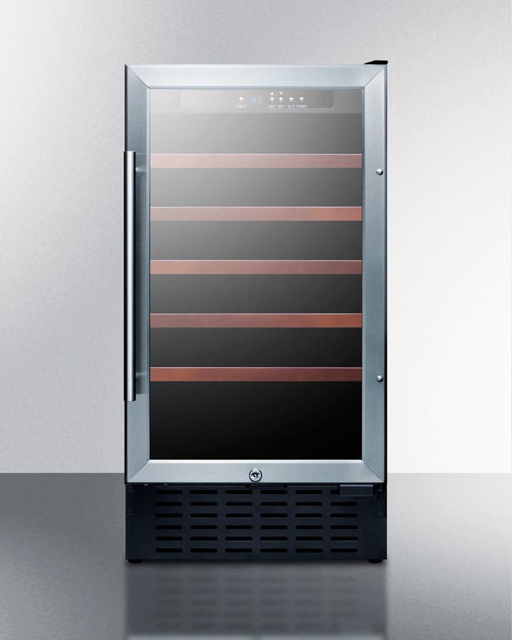 Summit SWC1840CSSADA Stainless Steel Solid Door