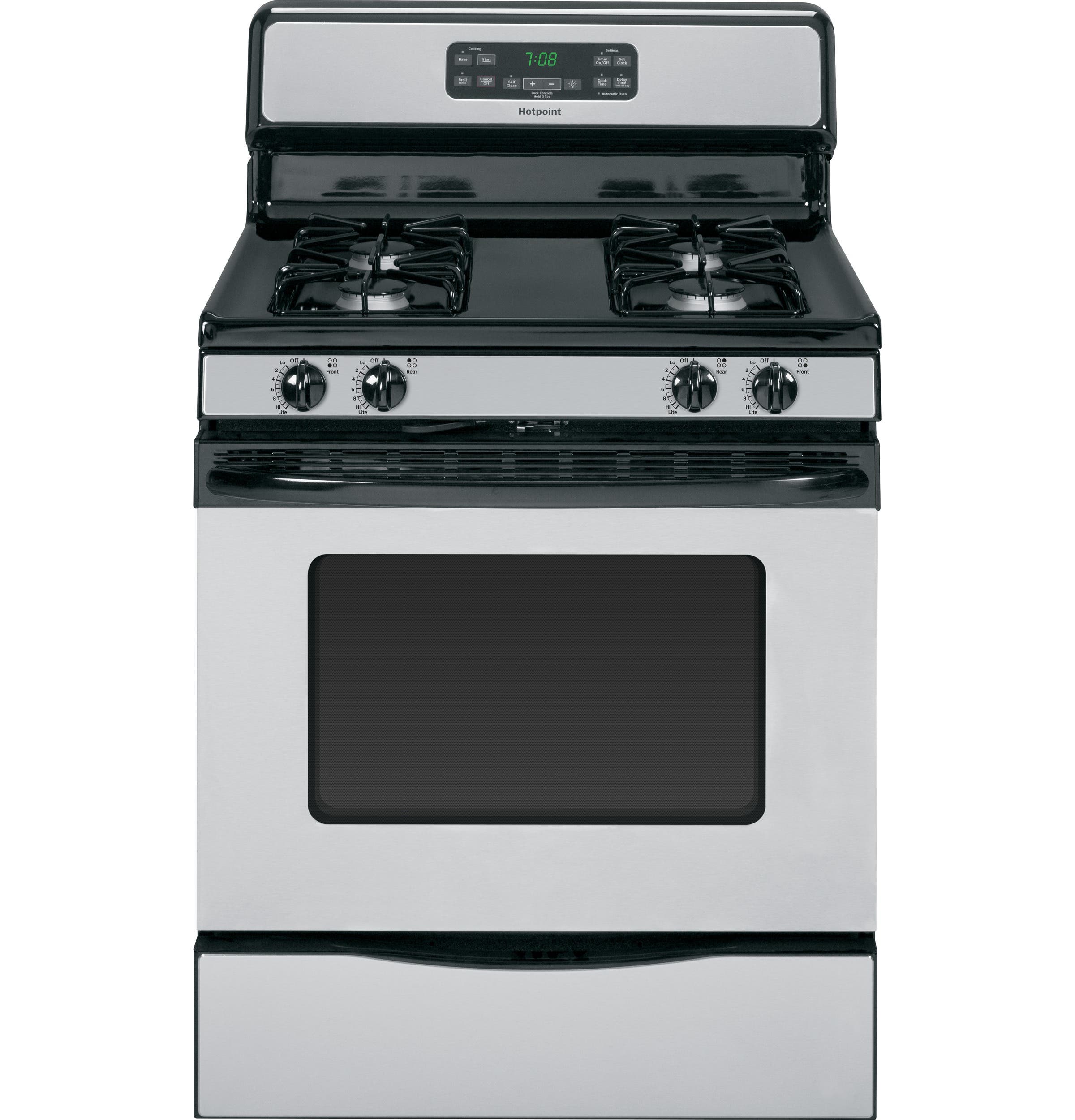 Hotpoint RGB780REHSS 30" Freestanding Gas Range