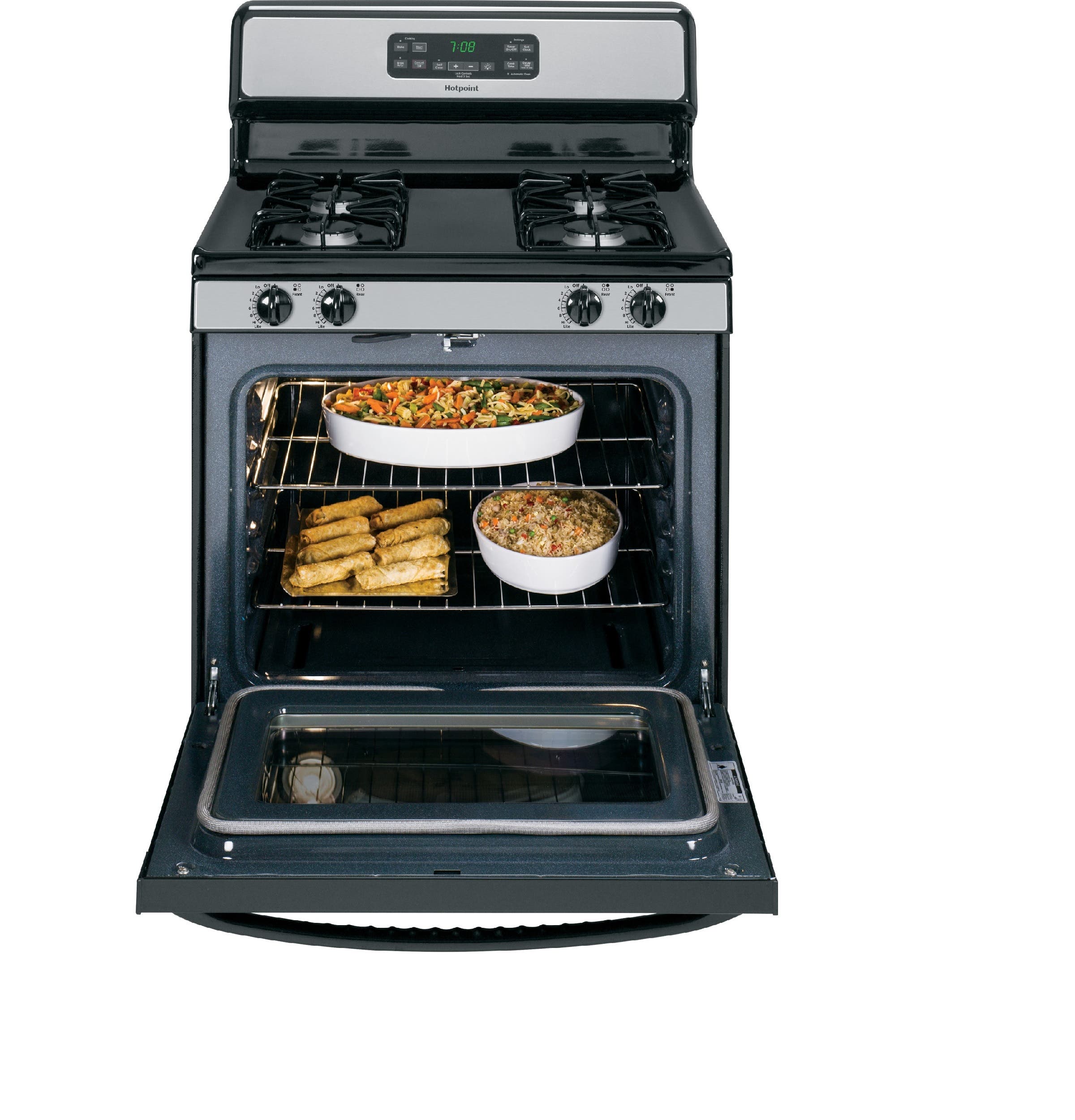 Hotpoint RGB780REHSS 30" Freestanding Gas Range