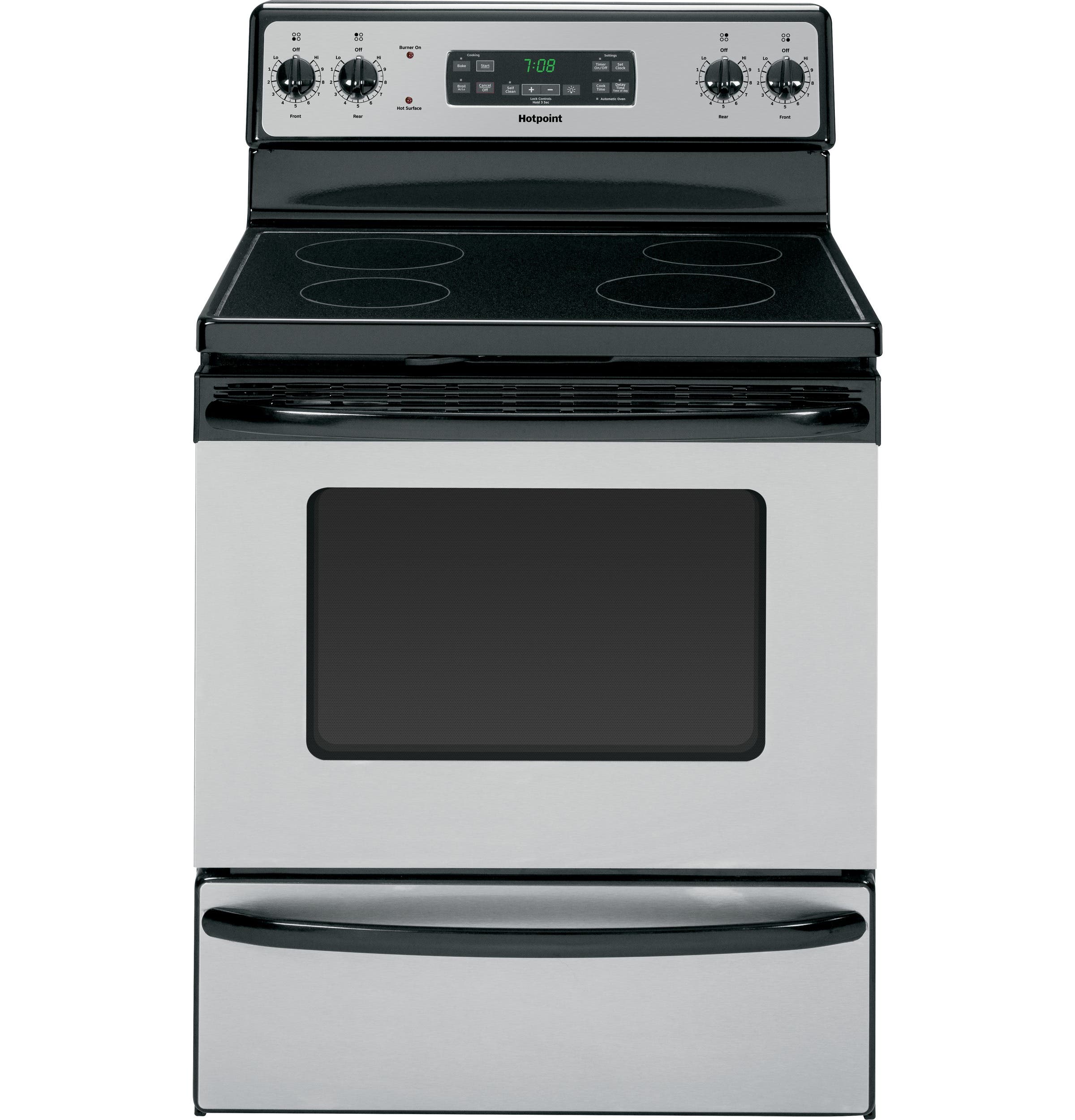 Hotpoint RB780RHSS 30 Inch Freestanding Electric Range