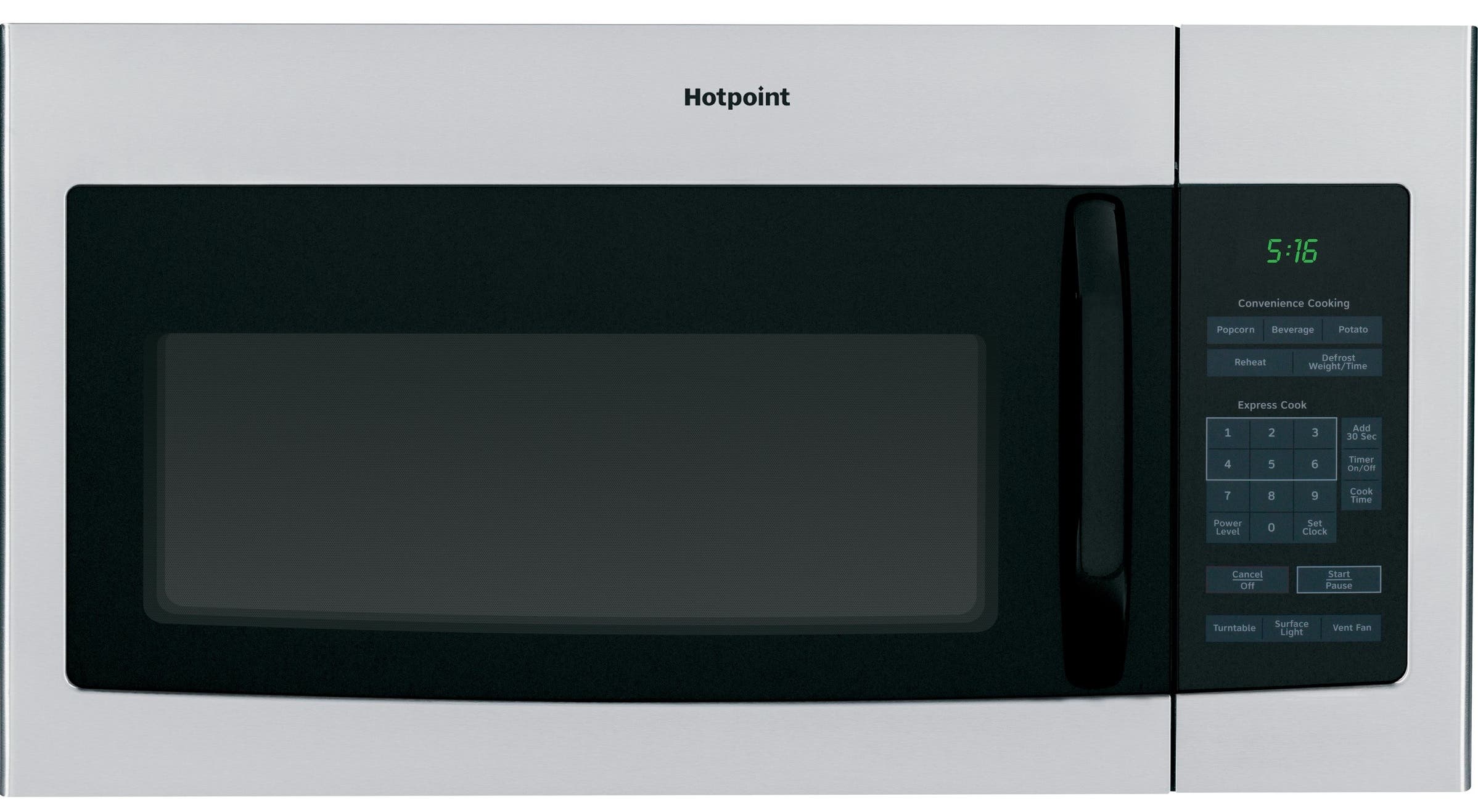 Hotpoint RVM5160RHSS 1.6 cu. ft. Over-the-Range Microwave Oven