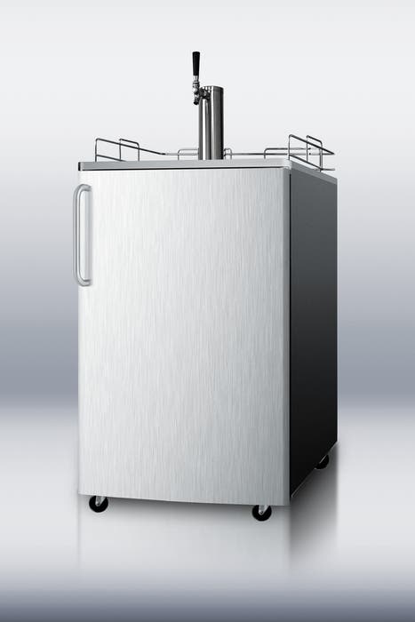 Summit SBC501BSSTBST Stainless Door, Stainless Top