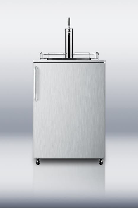 Summit SBC501BSSTBST Stainless Door, Stainless Top