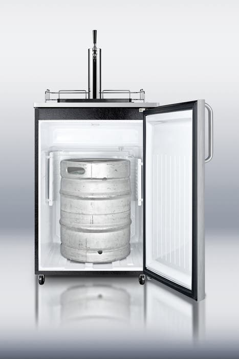 Summit SBC501BSSTBST Stainless Door, Stainless Top