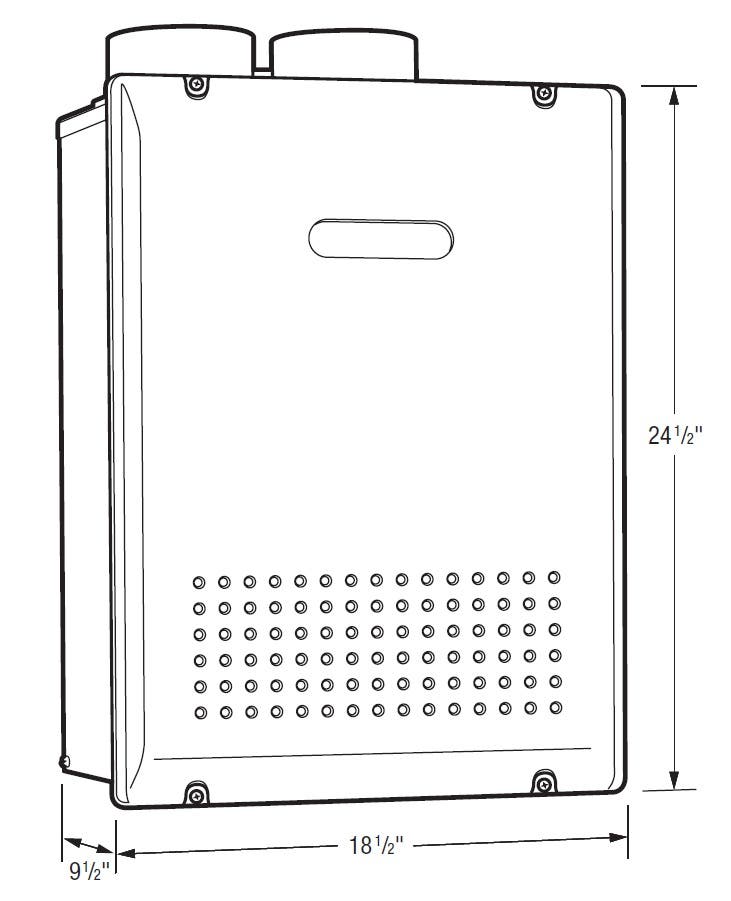 Electrolux EN18WI30LS 19" Tankless Natural Gas Water Heater