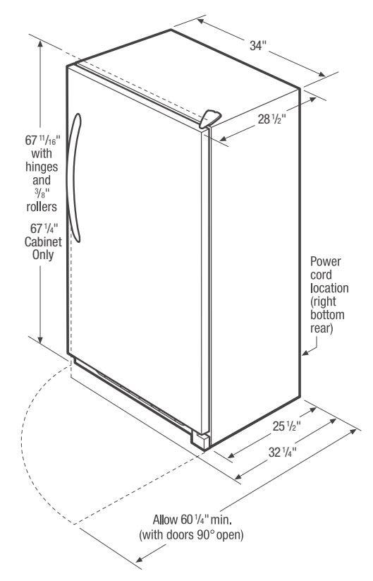 Frigidaire FFRU17G8QW White