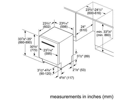 Bosch SHP68TL5UC Stainless Steel
