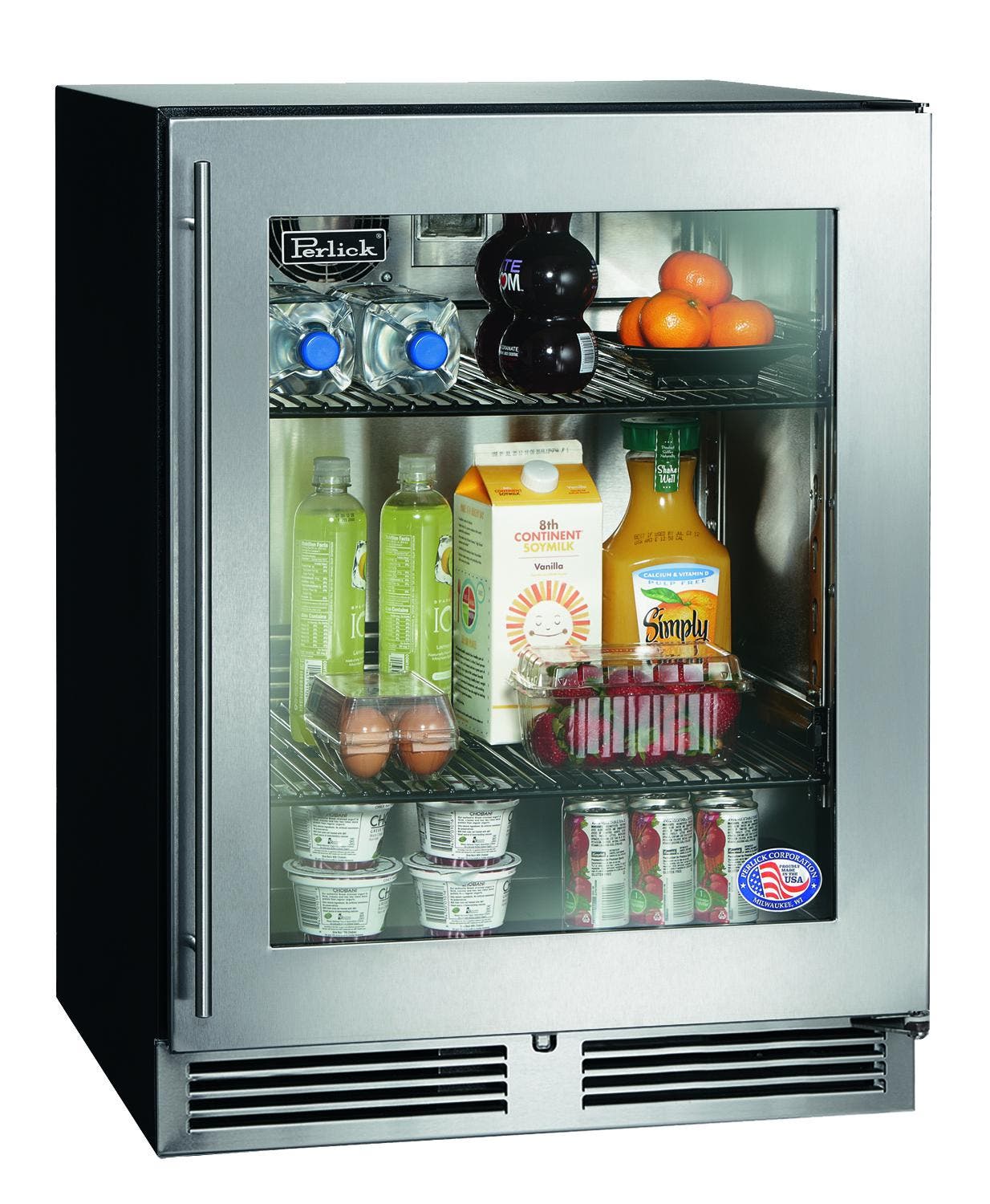 Perlick HA24RB33R Stainless Steel-Glass, Right Hinge Door Swing