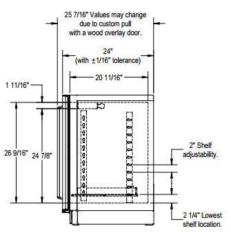 Perlick HP48WWS Freestanding