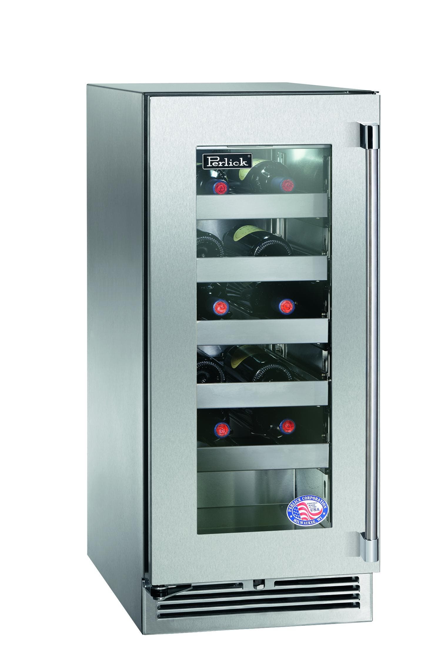 Perlick HP15WS33R Stainless Steel-Glass, Right Hinge Door Swing