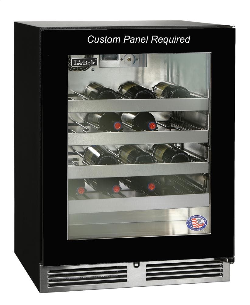 Perlick HA24WB34L Panel Ready-Glass, Left Hinge Door Swing