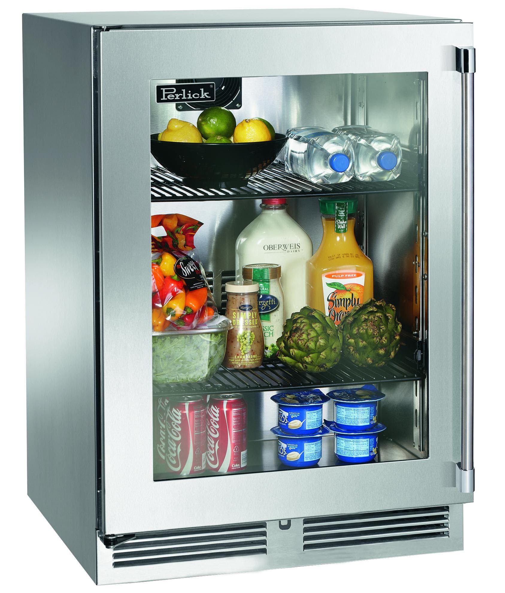 Perlick HP24RS33R Stainless Steel-Glass, Right Hinge Door Swing