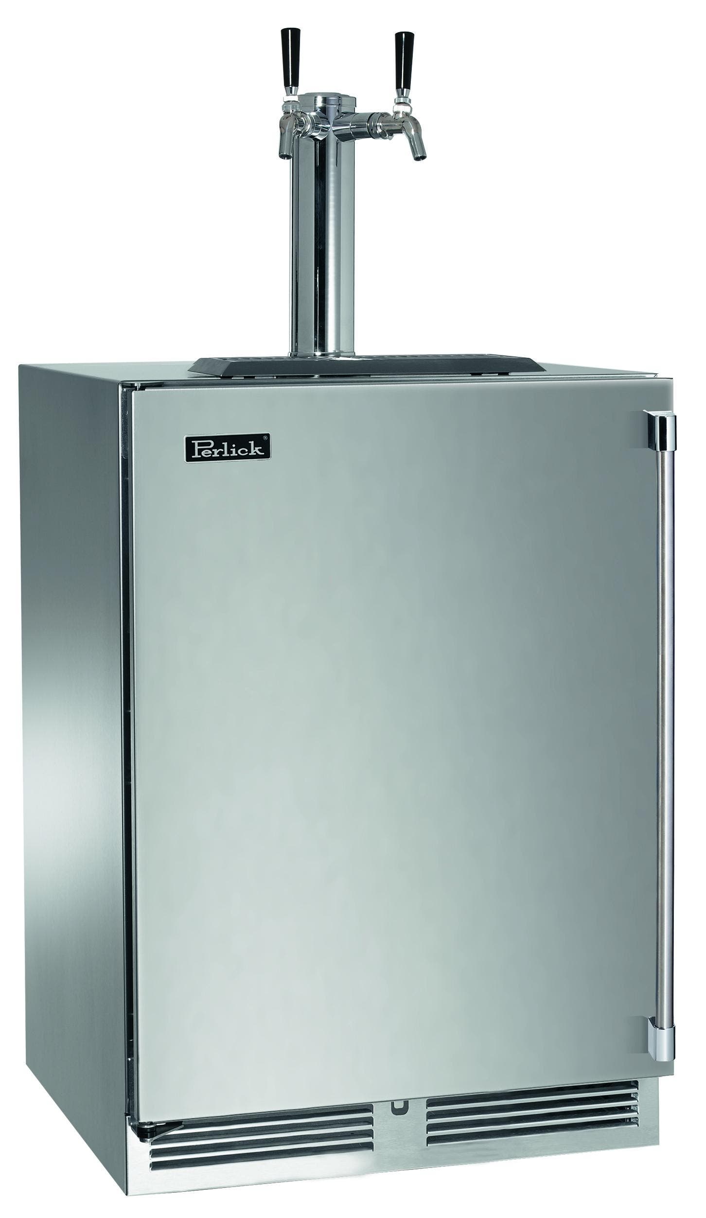 Perlick HP24TO31R2 Stainless Steel, Right Door Swing, Dual Faucet
