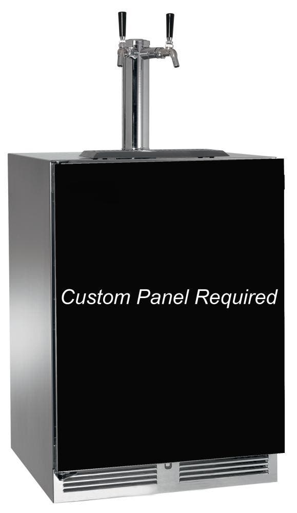 Perlick HP24TS32R2 Panel Ready, Right Door Swing, Dual Faucet