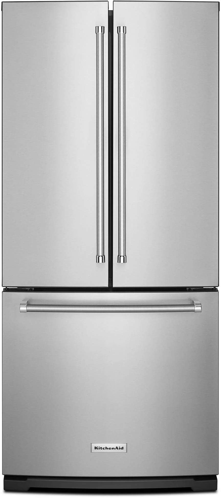 KitchenAid KRFF300ESS 30 Inch, 20 Cu. Ft. Freestanding French Door ...