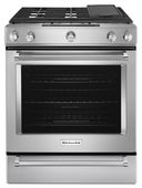 30 Inch Gas Convection Slide-In Range with Baking Drawer