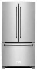36 Inch Freestanding French Door Refrigerator with 25.2 cu. ft. Capacity, ExtendFresh™ Temperature Management System, Produce Preserver, FreshChill™ Full-Width Pantry, Automatic Ice Maker, Max Cool, Humidity-Controlled Crispers, Slide-Away Split Shelf, LED Lighting, Metal Wine Rack, Internal Water Dispenser, Water Filtered, and ENERGY STAR® Qualified