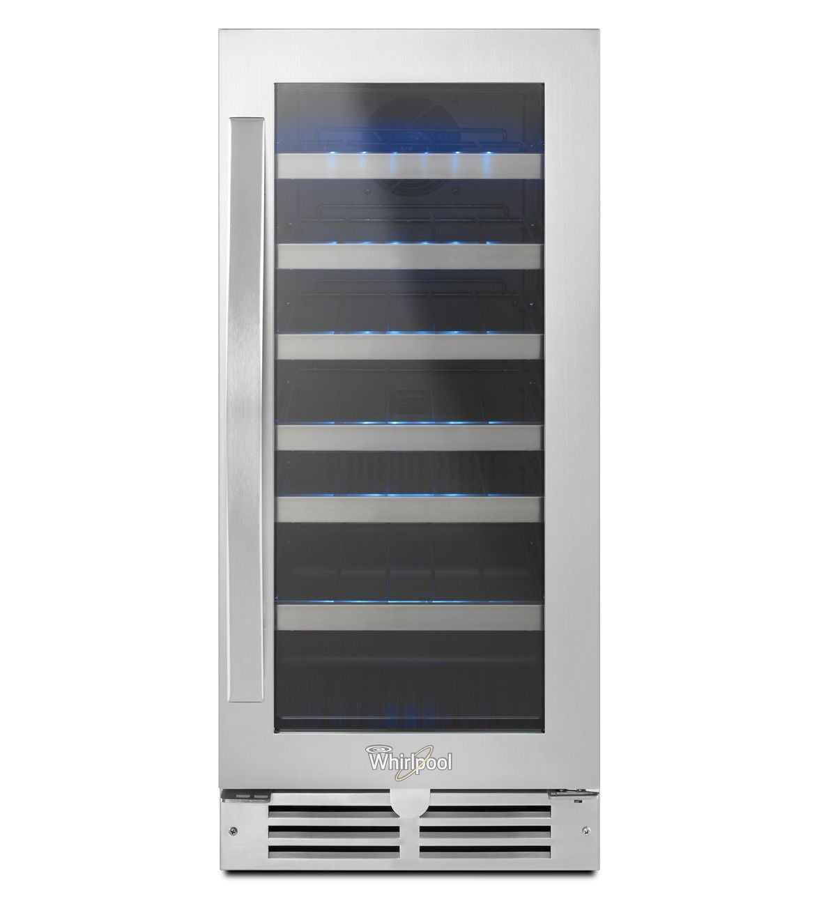 Whirlpool WUW55X15DS 15 Inch Under Counter Wine Center | Plesser's