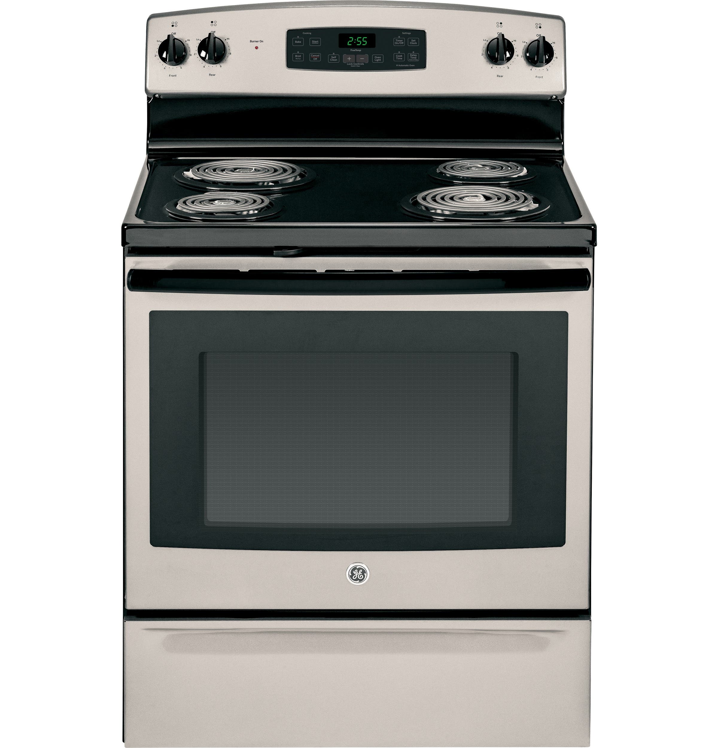 GE JB255GJSA Silver with Black accents