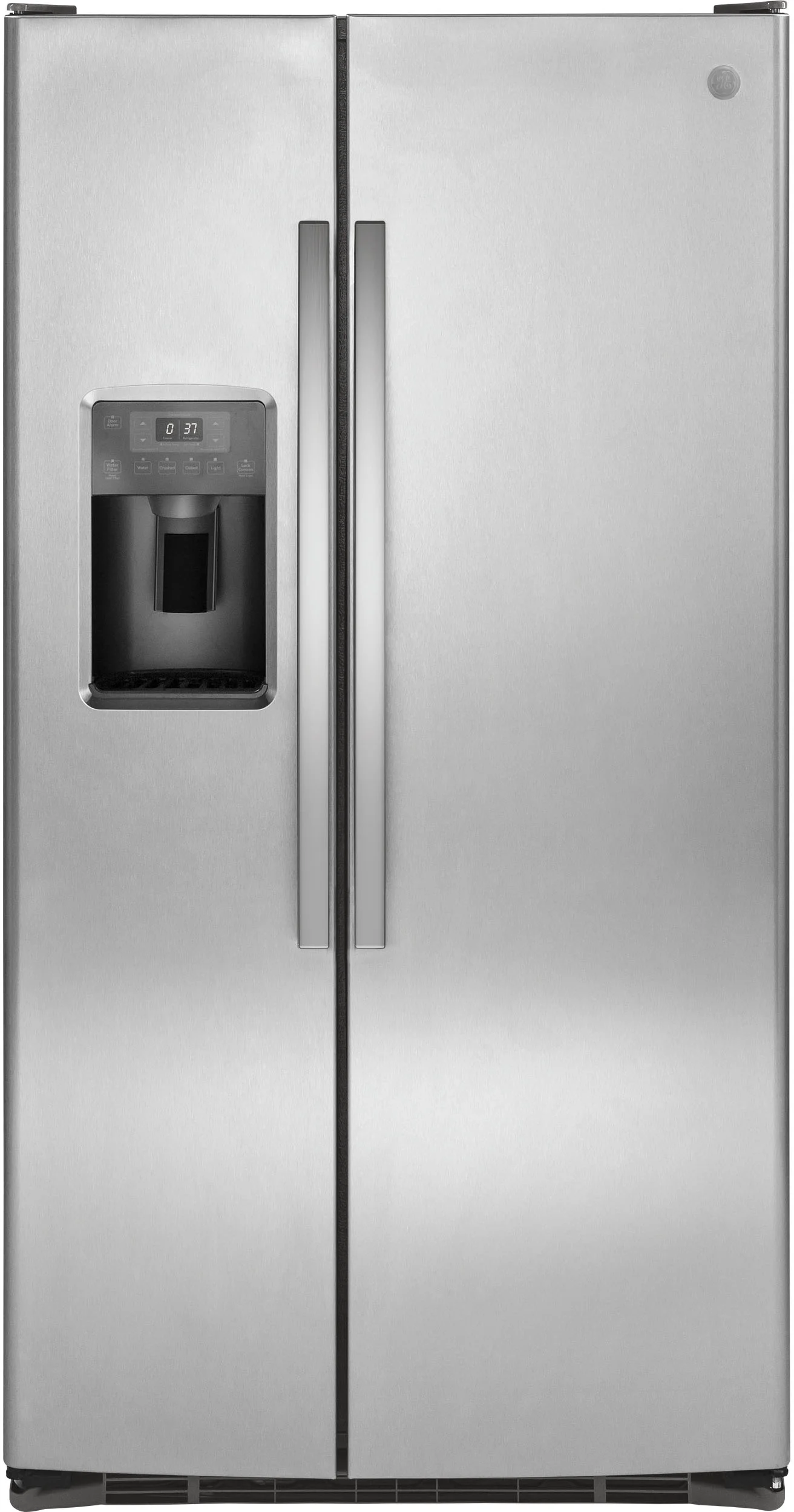 GE GSS25GSHSS 36 Inch, 25.3 Cu. Ft. Freestanding Side by Side