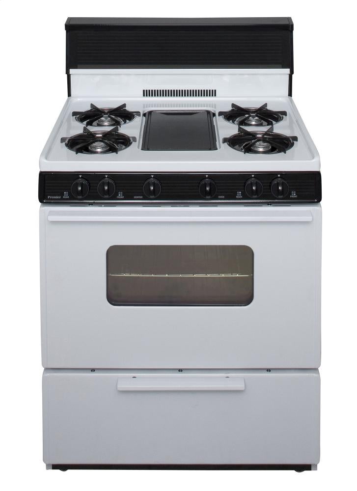 Premier BFK5S9TP 30 Inch Freestanding Gas Range Biscuit