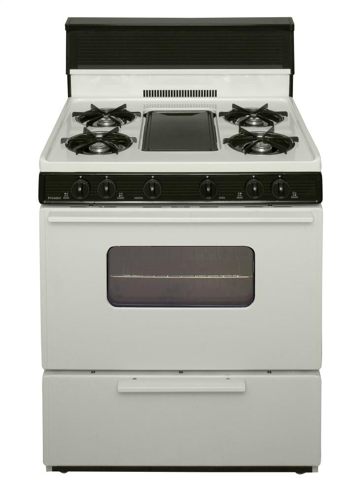 Premier BFK5S9TP 30 Inch Freestanding Gas Range Biscuit