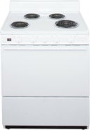 30 Inch Freestanding Electric Range with 4 Coil Elements, 3.9 cu. ft. Capacity, 1 Adjustable Oven Rack and 4 Inch Porcelain Backguard