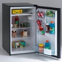 4.4 cu. ft. Compact Refrigerator with 2 Slide-Out Glass Shelves, 3 Door Bins, 6-Can Door Storage, Interior Light, Reversible Door and Manual Defrost