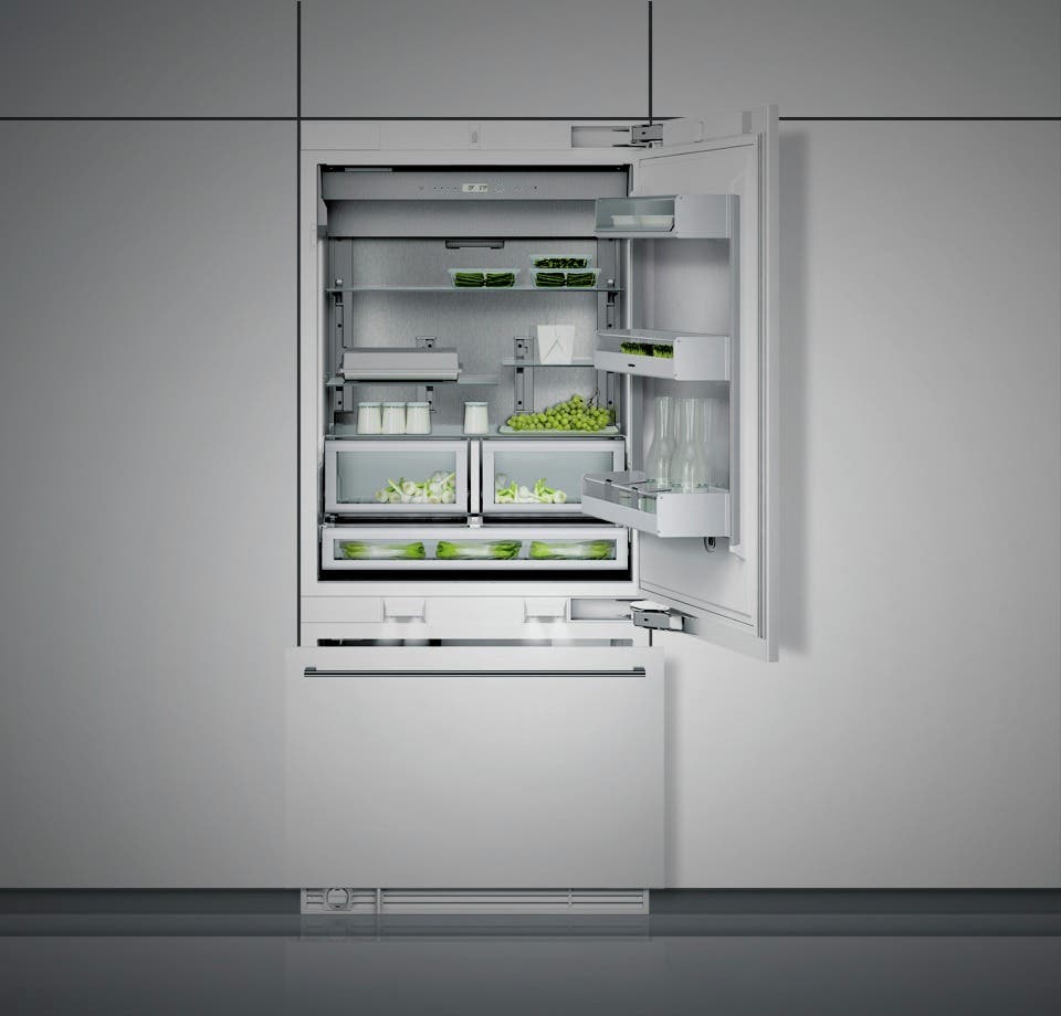 Gaggenau RB492701 36" Fully Integrated Bottom-Freezer Refrigerator