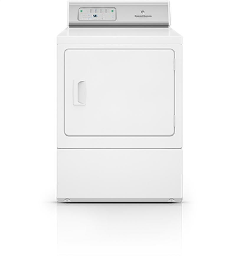 Speed Queen ADEE9RGS173TW01 Single Dryer White Plesser's Appliances