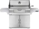 68 Inch Freestanding Charcoal Grill with Rotisserie