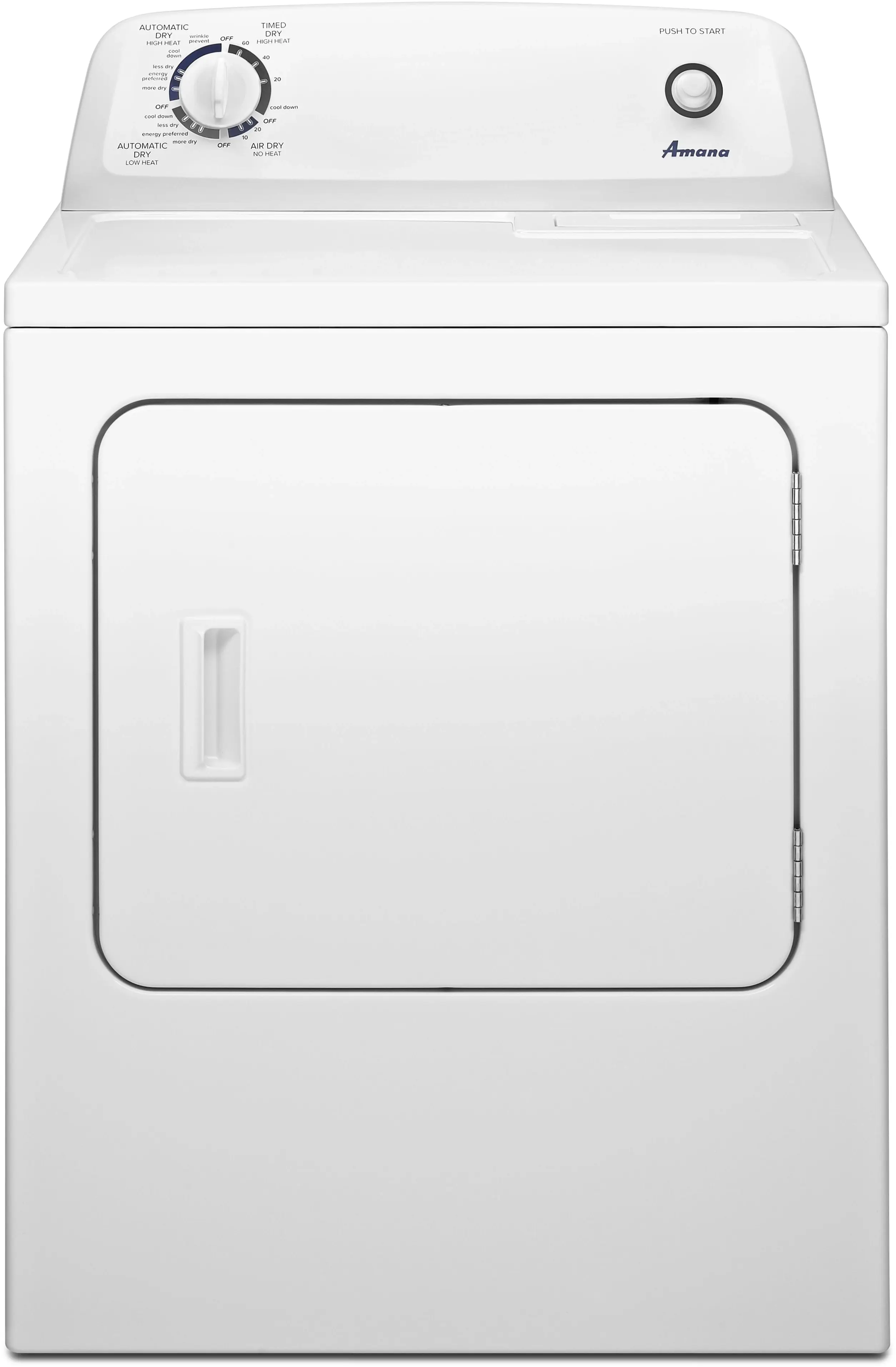 Amana NED4655EW 29 Inch Electric Dryer White | Plesser's Appliances