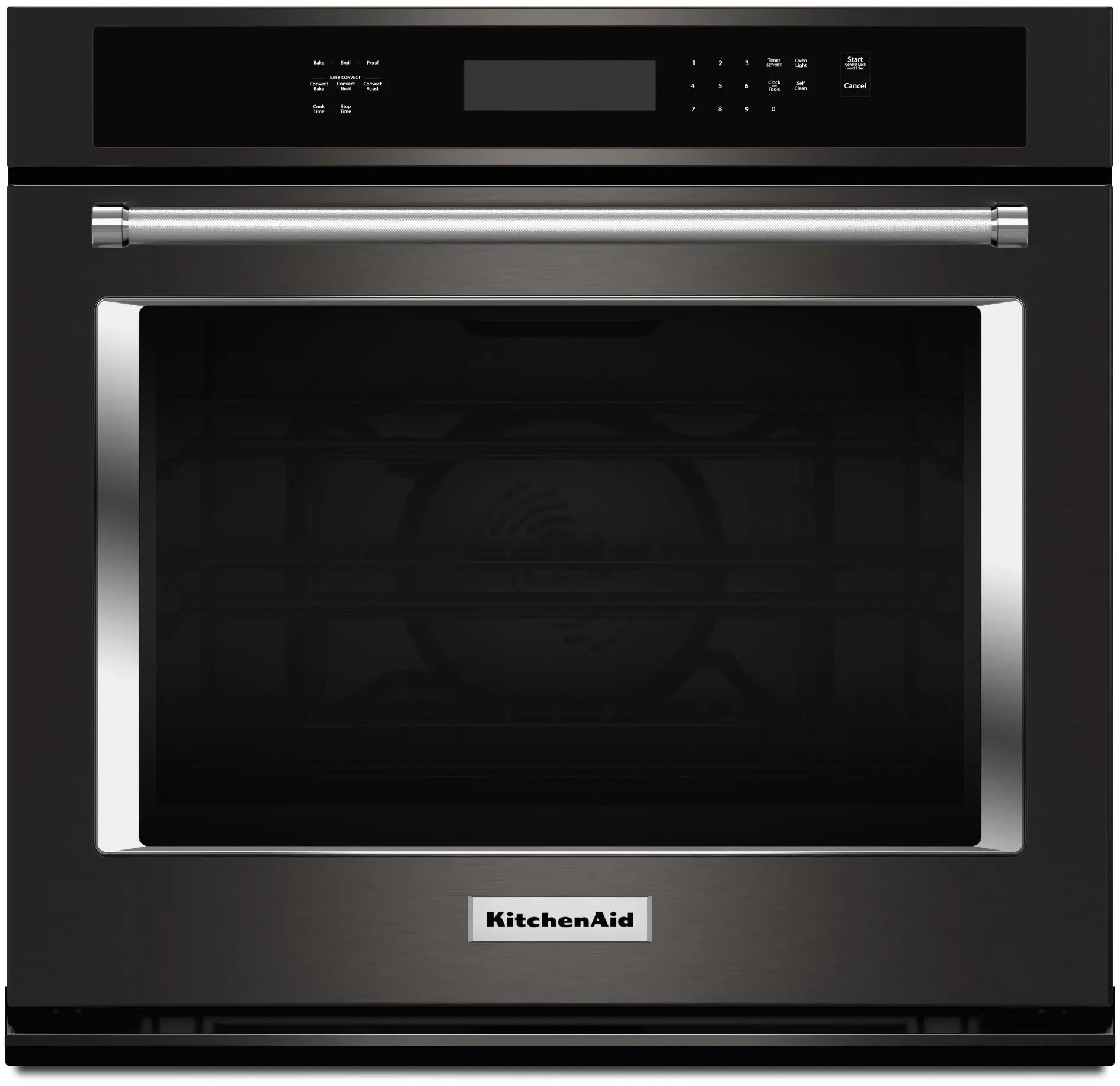KitchenAid KOSE500EBS Black Stainless Steel, Print Shield