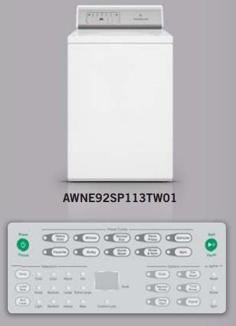 Speed Queen AWNE92SP113TW01 White