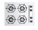 24 Inch Gas Cooktop with 4 Open Burners