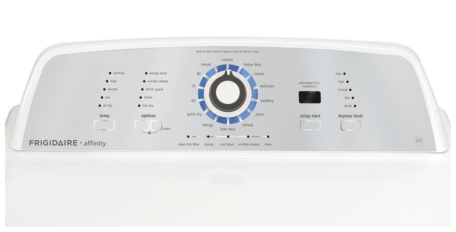 Frigidaire FARE4044MW 27 Inch 7.0 cu. ft. Electric Dryer