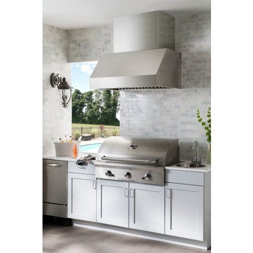 Broan AWEPD48SS 3 Inch Wall Extension
