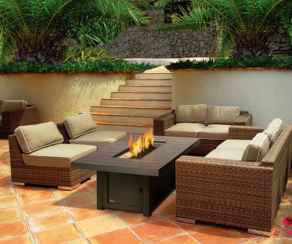 Napoleon GPFTR3656BZ Rectangular Patioflame Table