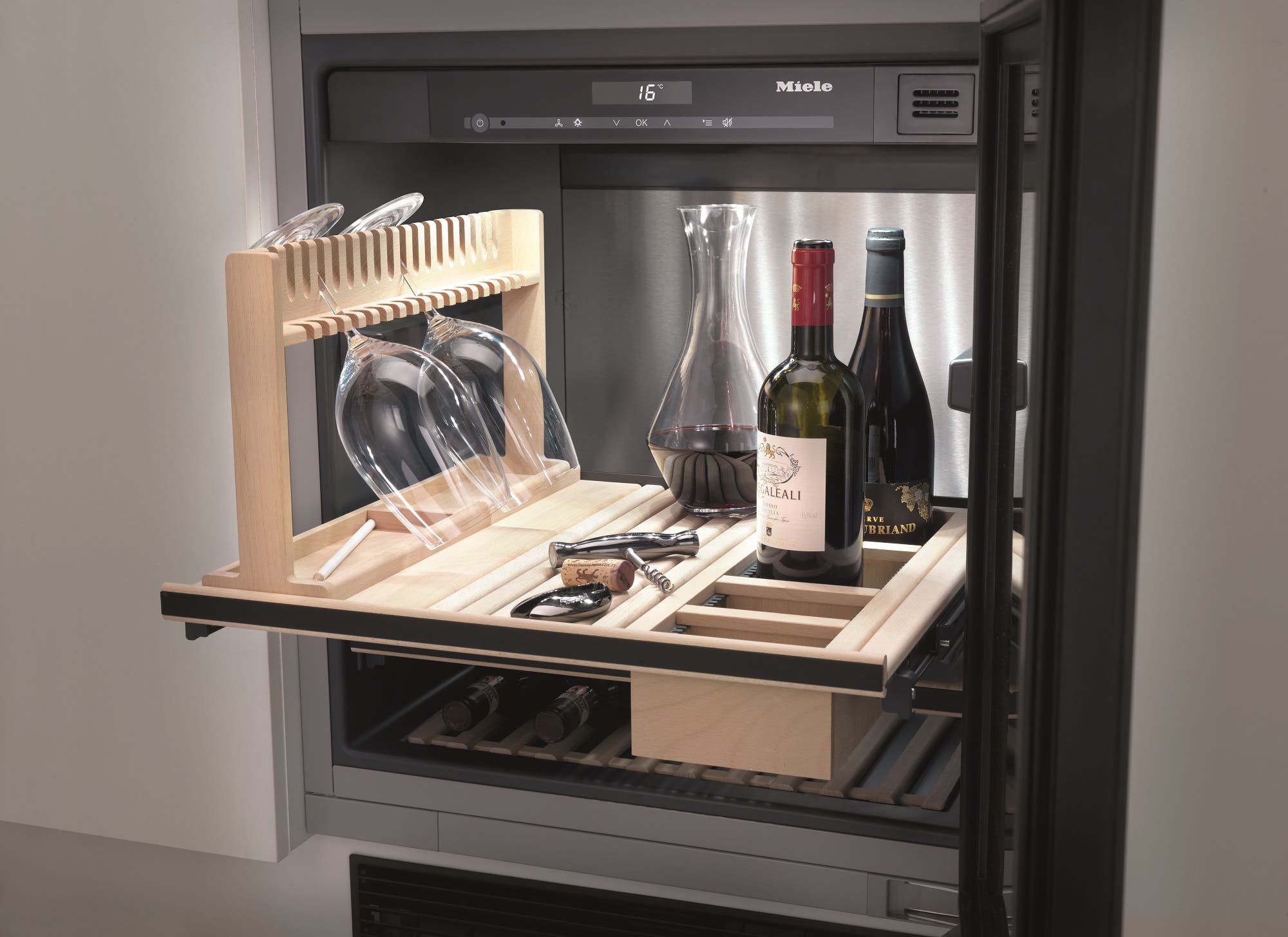 Miele KWT6312UGS Black, Right Hinge