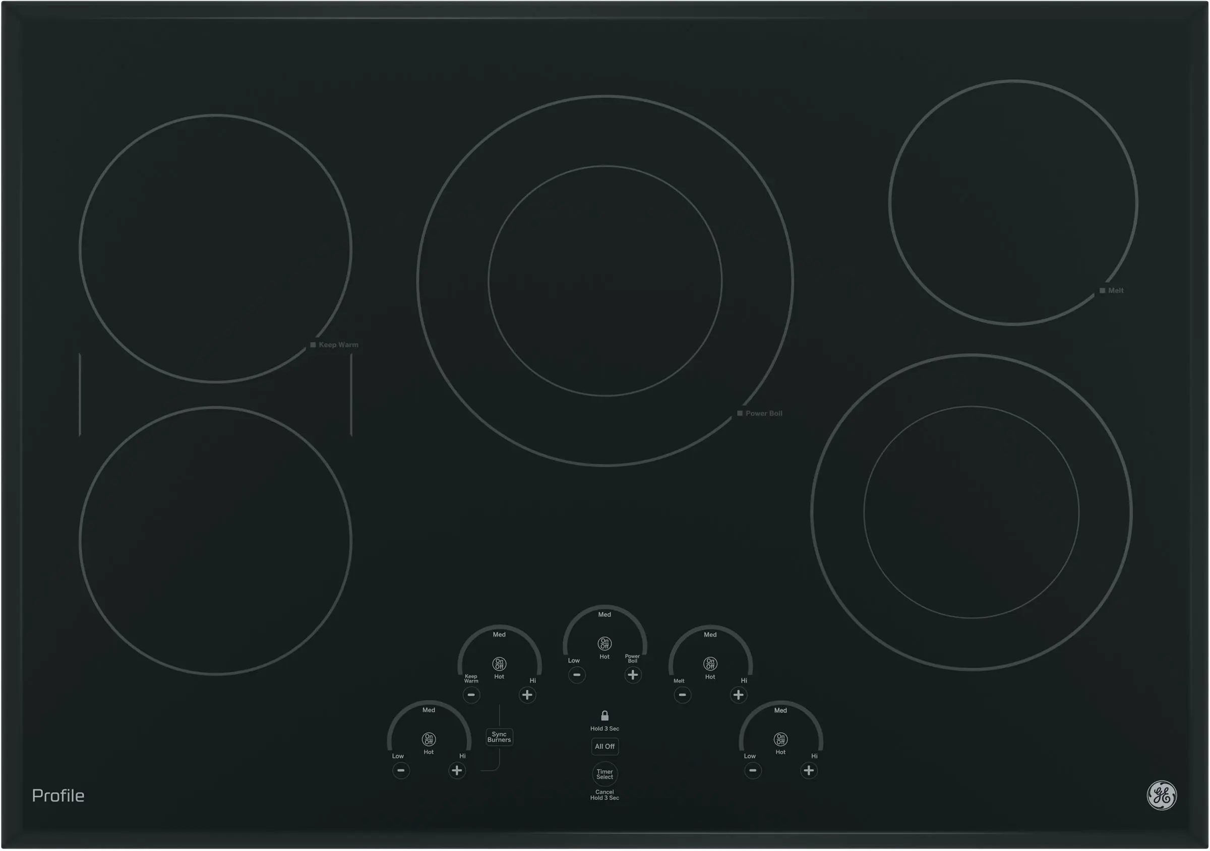 GE PP9030DJBB Black