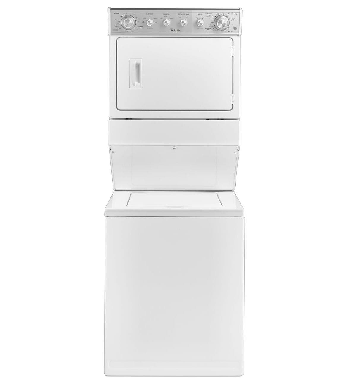 Whirlpool WET4027EW 27" Electric Laundry Center