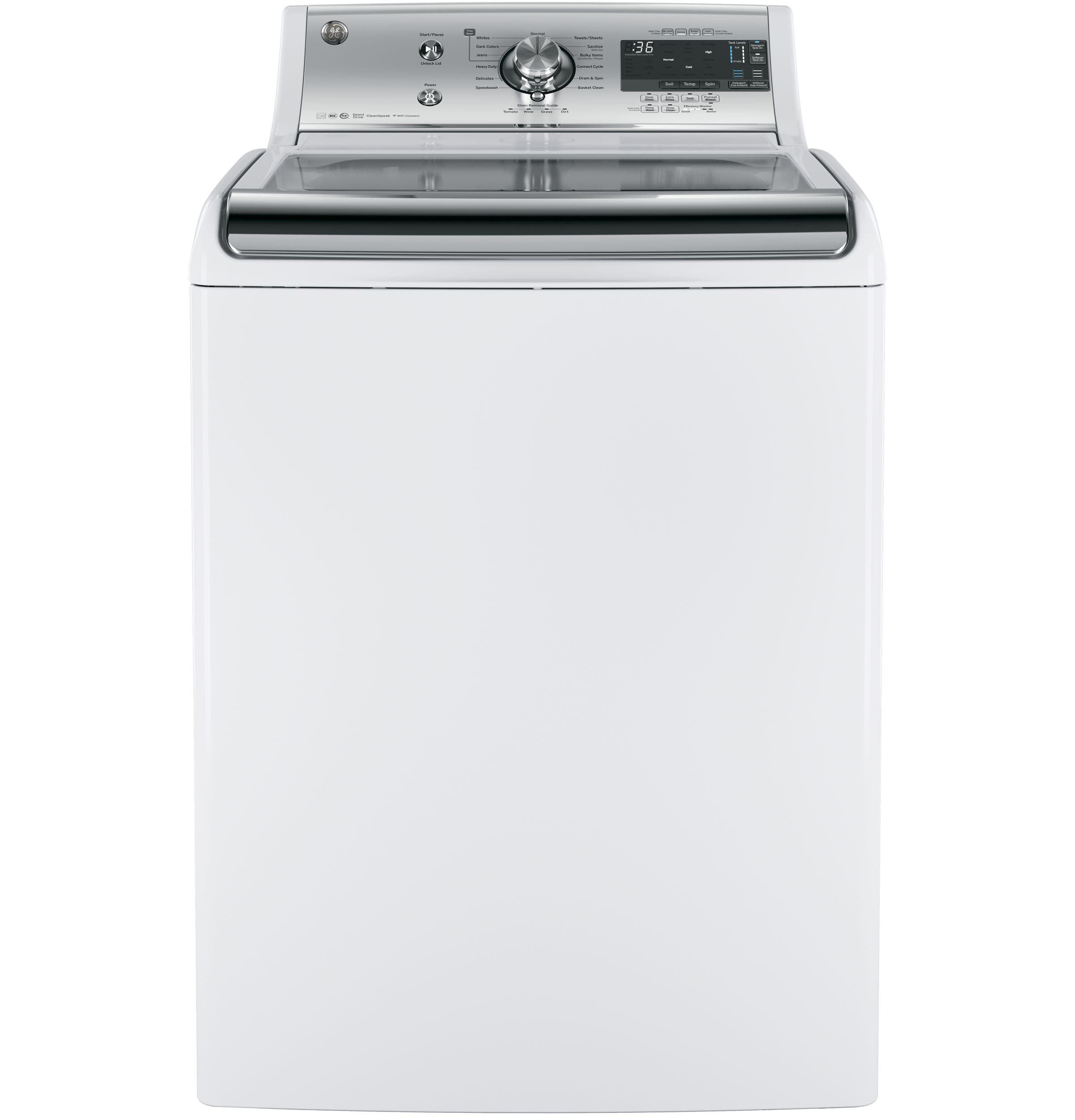 GE GTW860SSJWS White