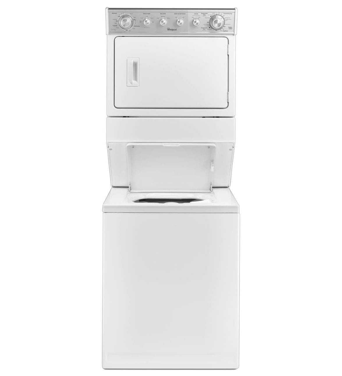Whirlpool WET4027EW 27" Electric Laundry Center