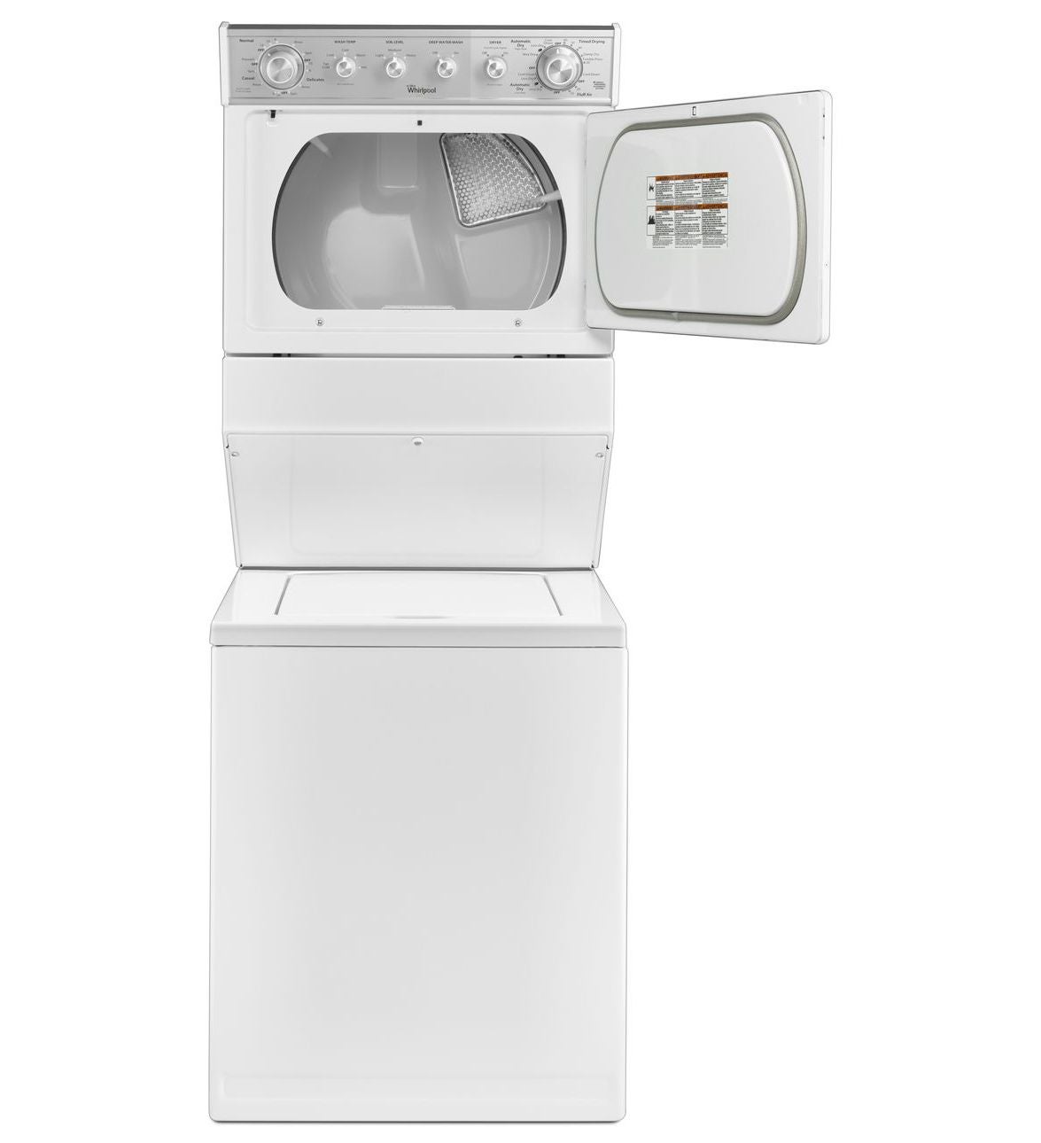 Whirlpool WET4027EW 27 Inch Electric Laundry Center White