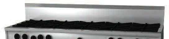 Bluestar BG630BSP 6 Inch Low Profile Backguard