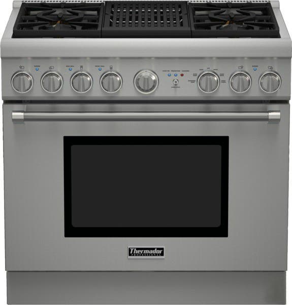 Thermador PRD364NLHU 36 Inch Pro-Style Dual Fuel Range