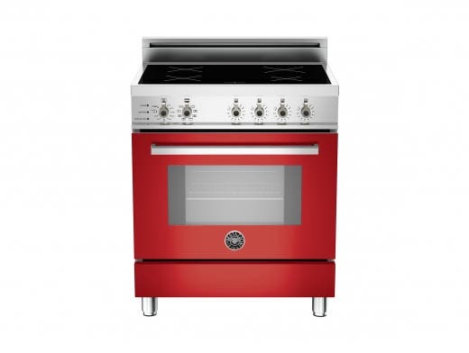 Bertazzoni PRO304INSRO Rosso Red, Self Clean, Telescopic Glide Rack