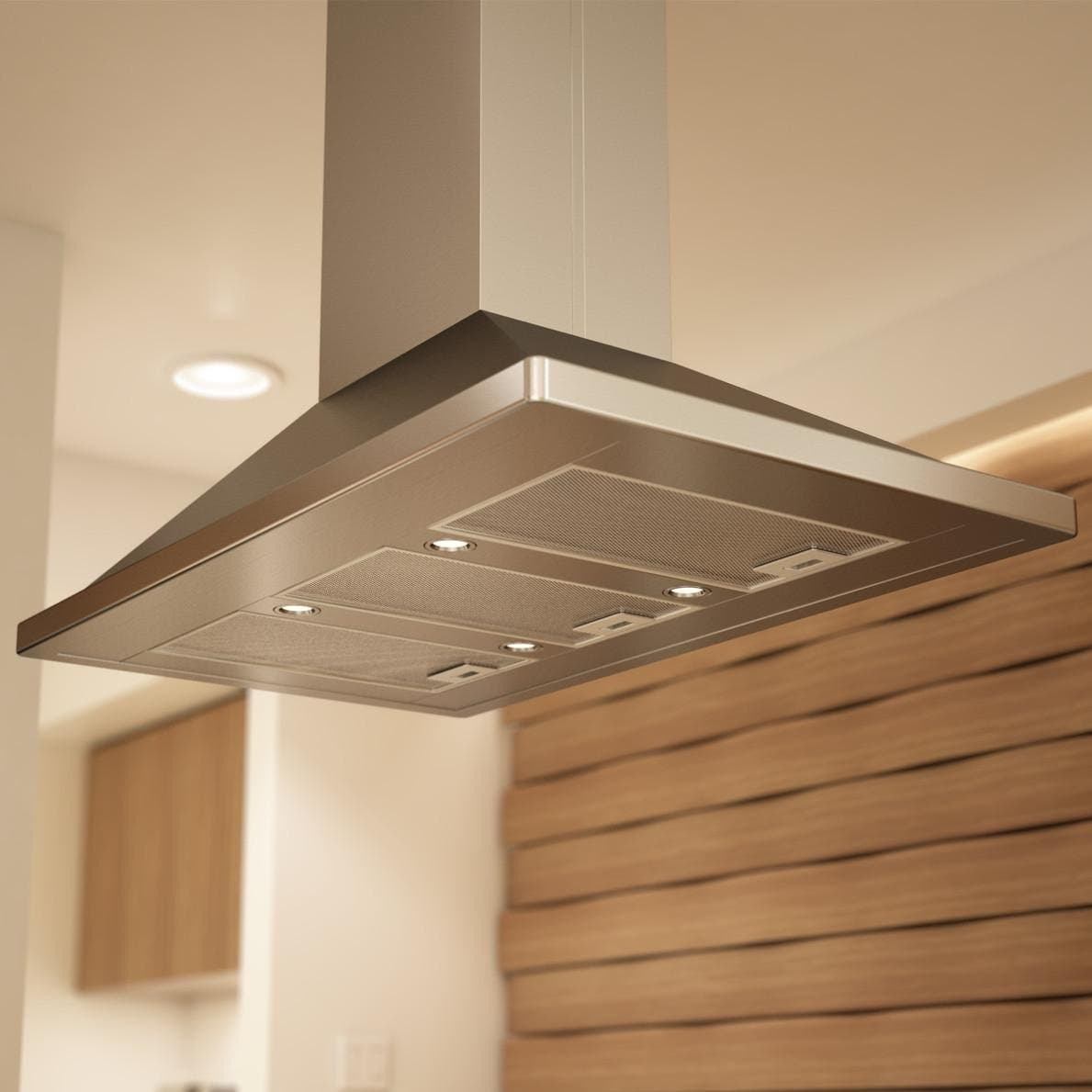 Zephyr ZNAE42S 42" Island Mount Chimney Hood