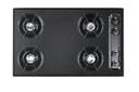 30 Inch Gas Cooktop with 4 Open Burners